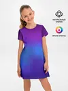 Детское платье / Leather gradient
