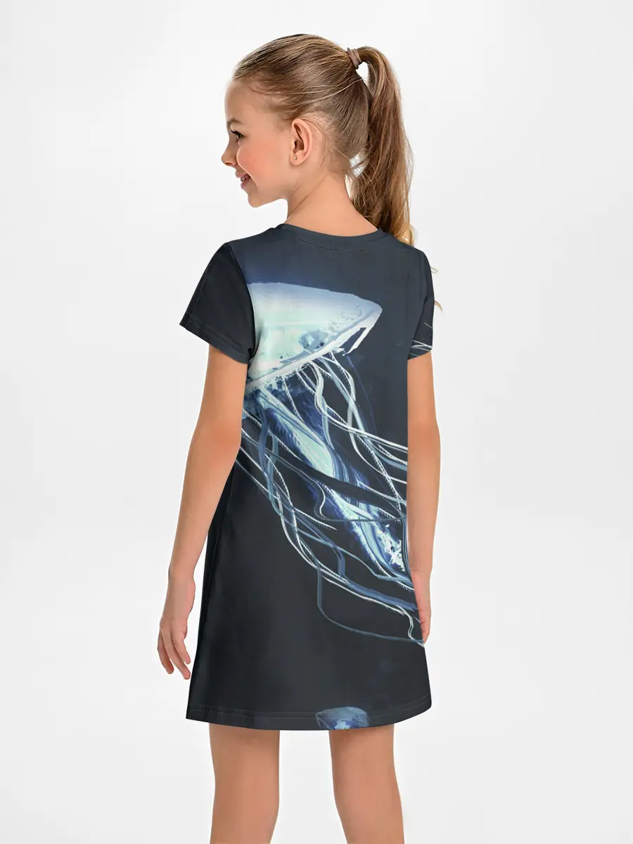 Детское платье / Рисунок медуза