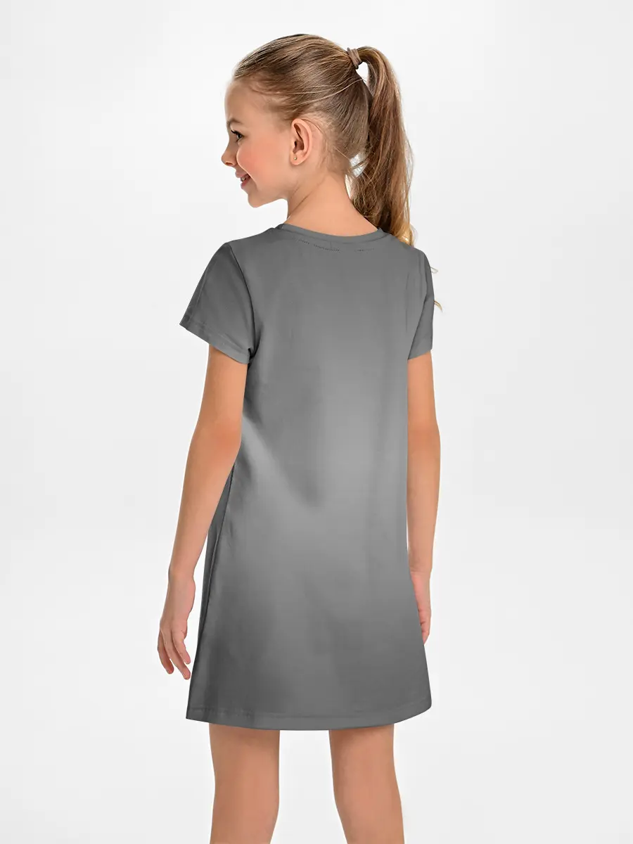 Детское платье / Котики в масках