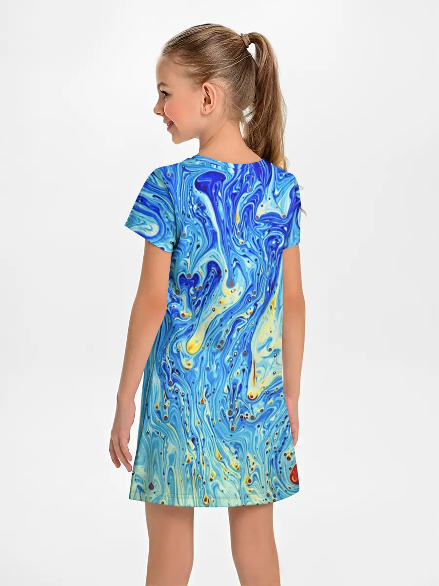 Детское платье / Сползающие краски