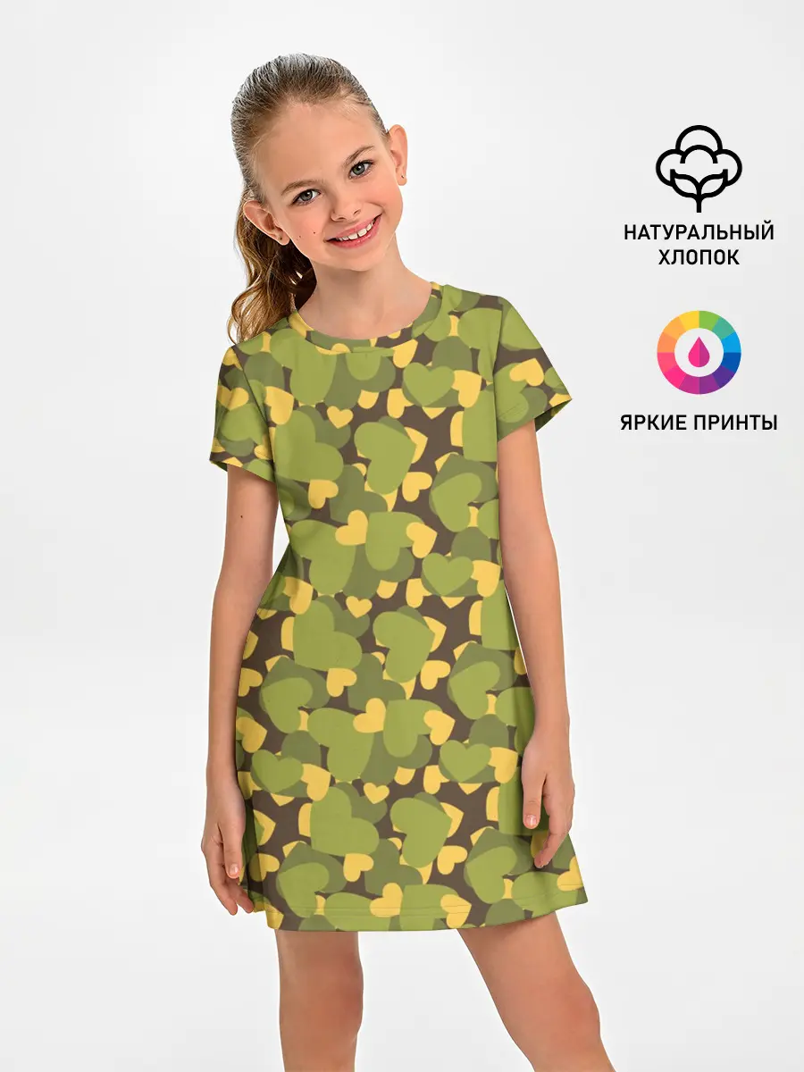 Детское платье / Сердечки