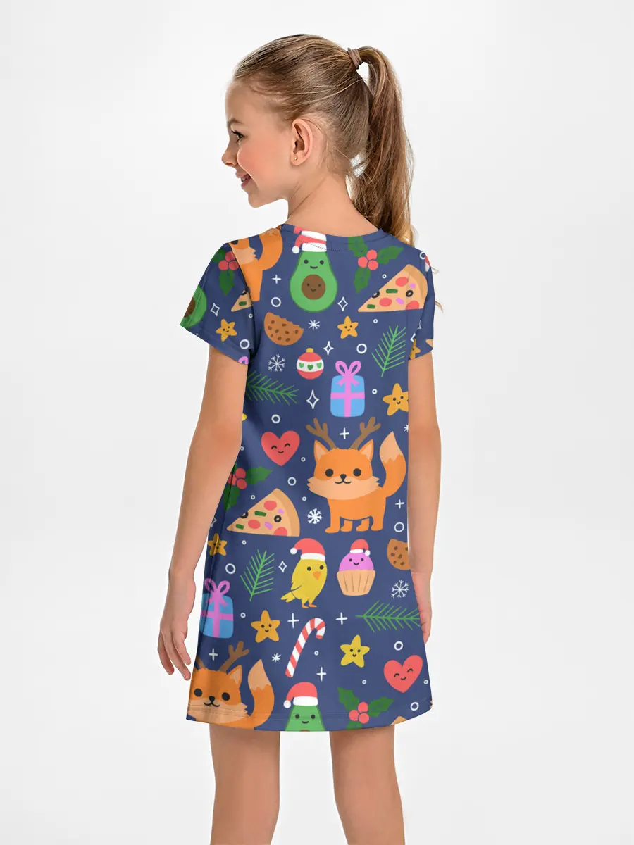 Детское платье / Новогодний макет