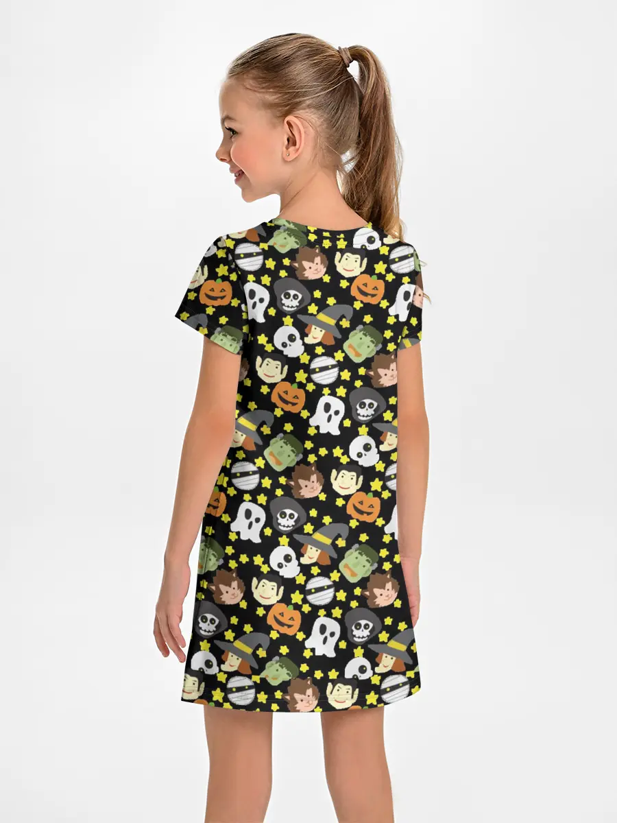 Детское платье / персонажи и хэллоуин