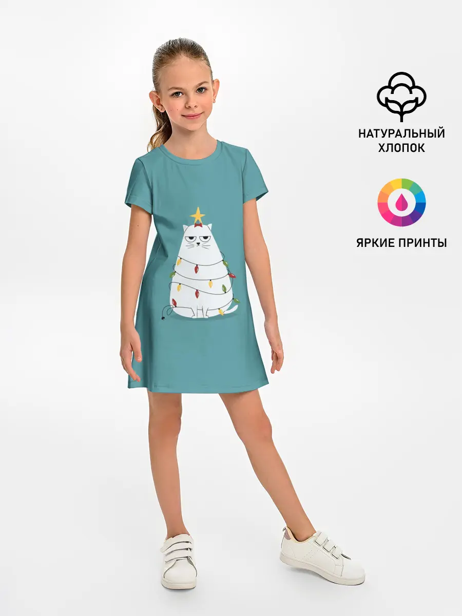Детское платье / Кото-ёлка