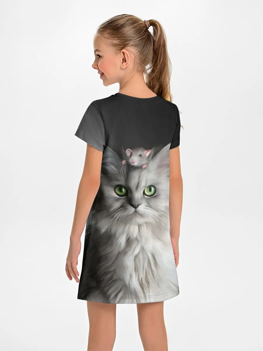 Детское платье / Кот и мышка