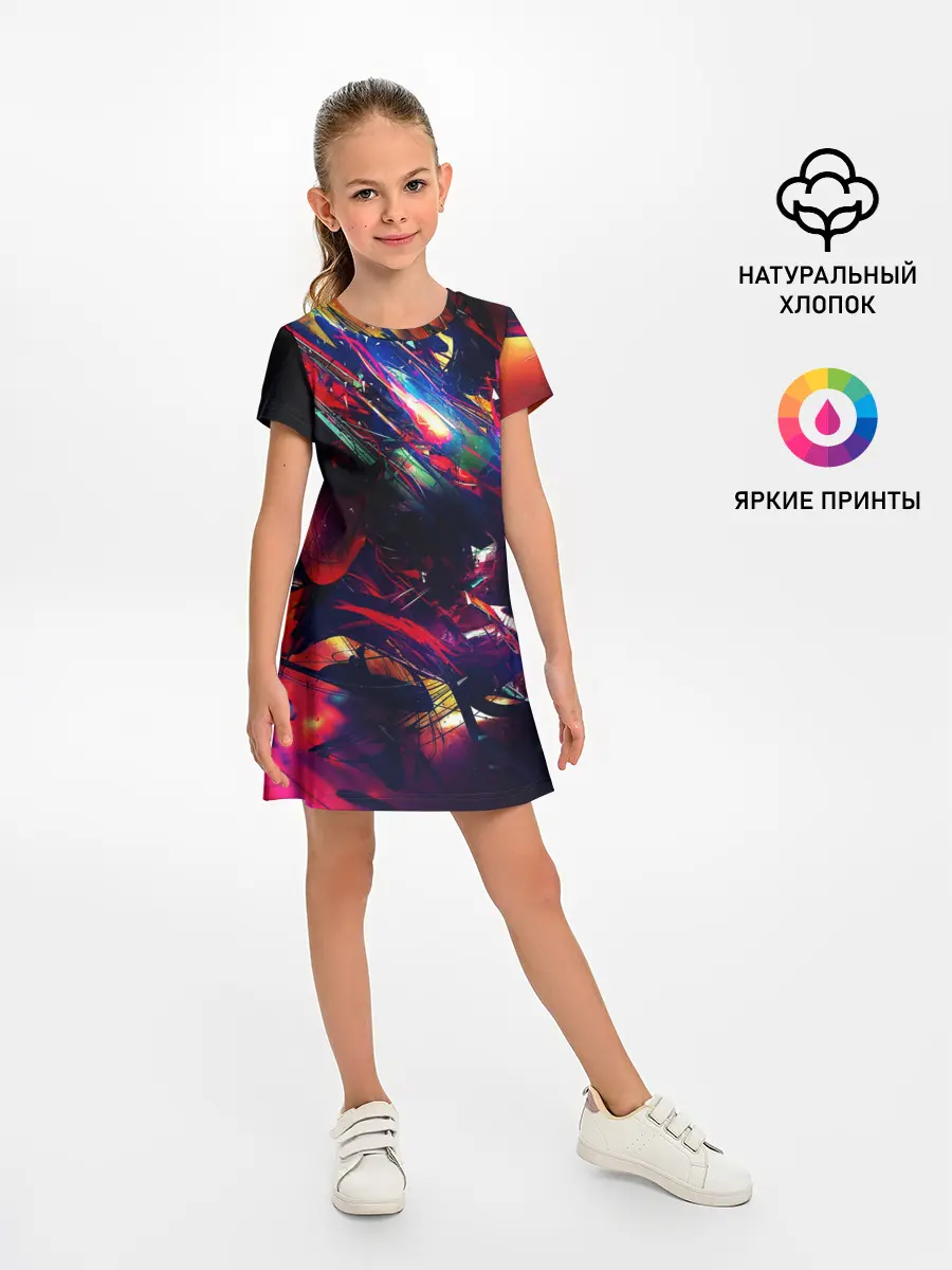 Детское платье / DIGITAL STRIPES