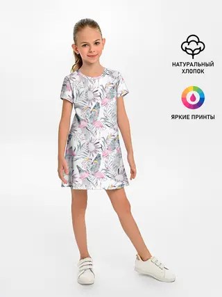 Детское платье / Фламинго