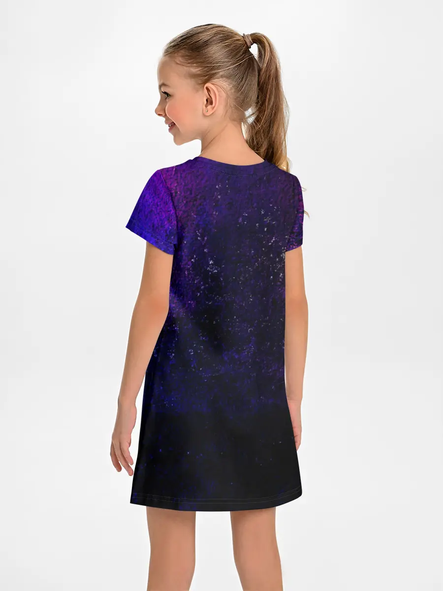 Детское платье / Apex Legends. Neon logo