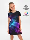 Детское платье / Неоновая абстракция