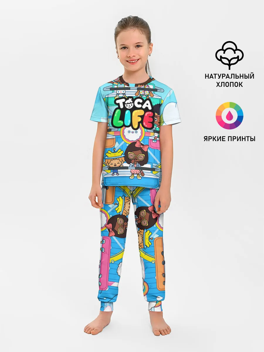 Детская пижама с брюками / Toca Boca | Тока Бока аттракцион