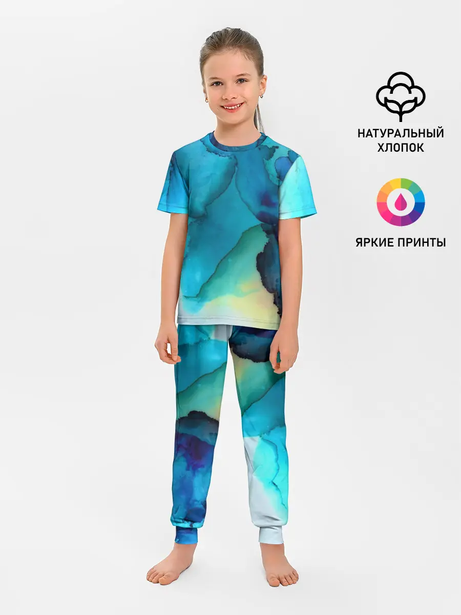 Детская пижама с брюками / Акриловый