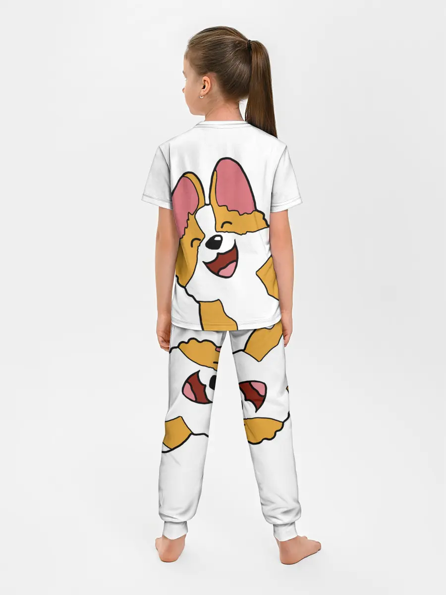 Детская пижама с брюками / Счастливый песик