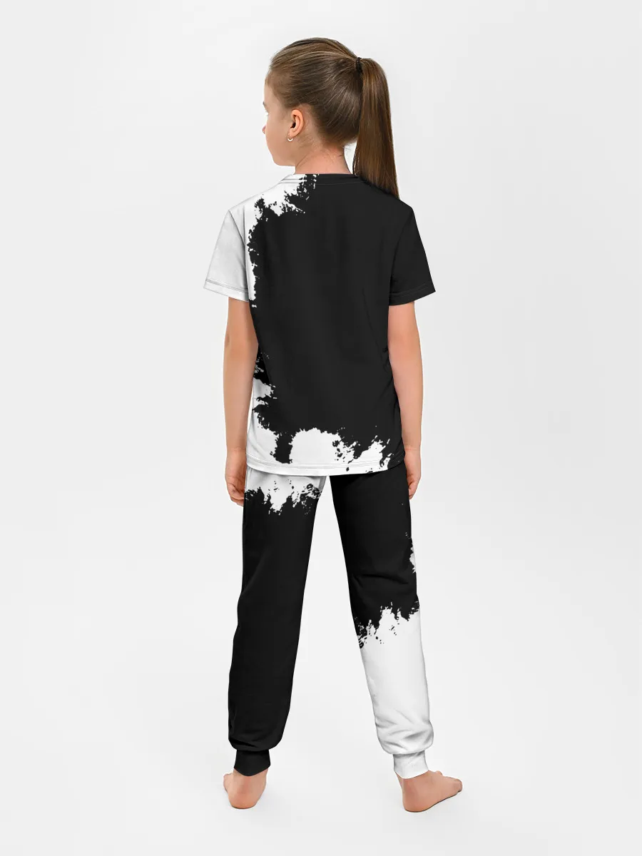 Детская пижама с брюками / Чёрный клевер Аста и демон Либе