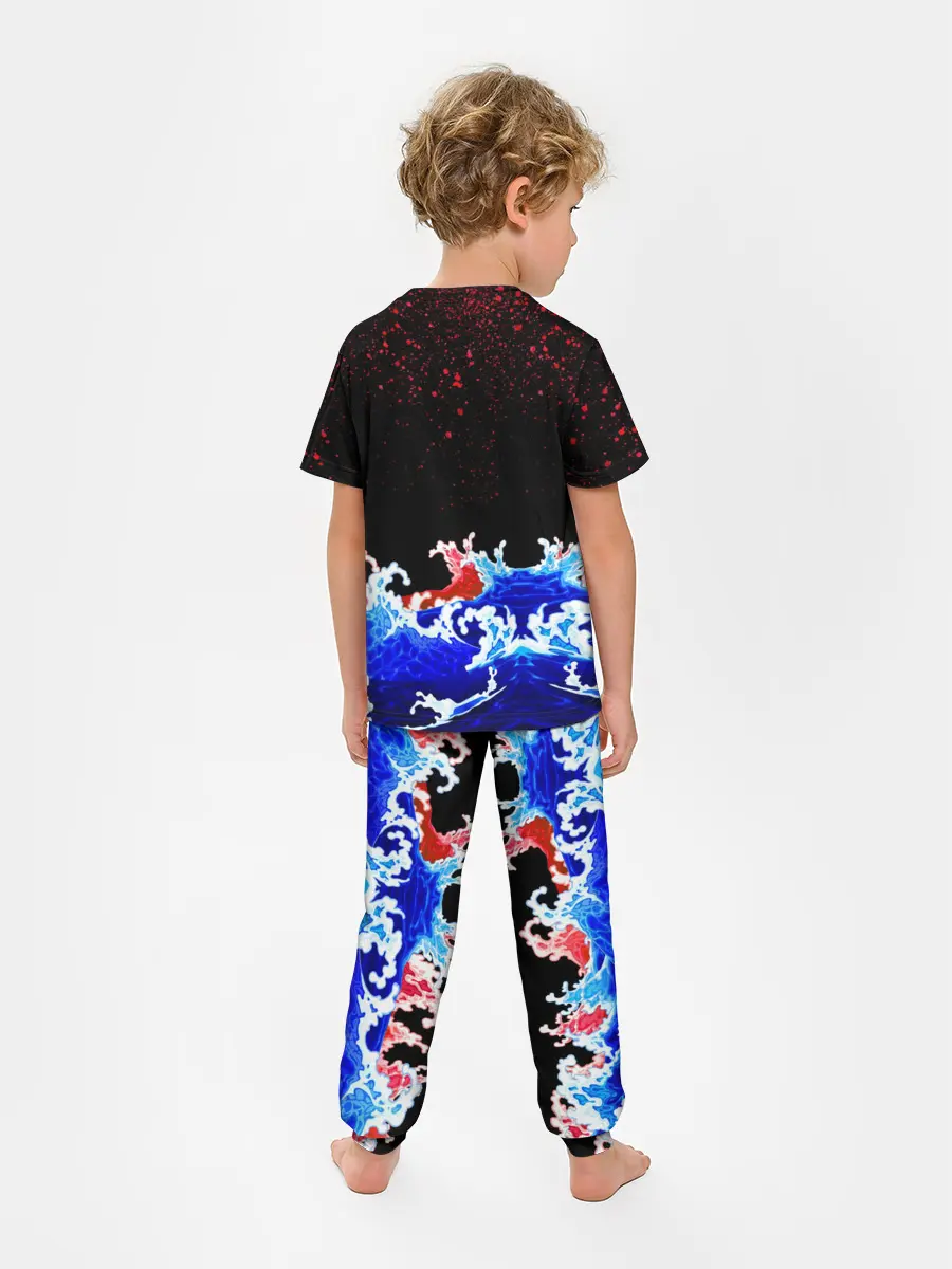 Детская пижама с брюками / Кровавый Кракен Монстр