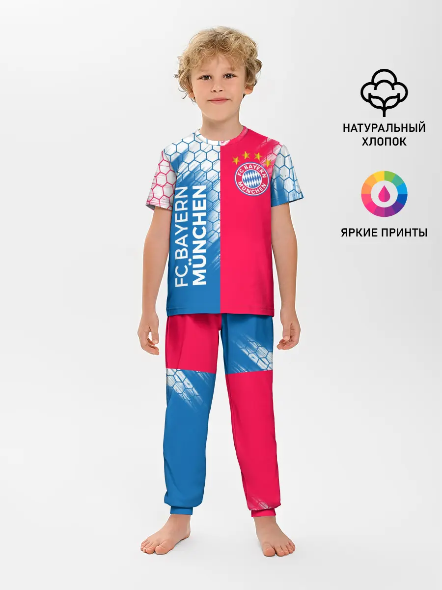 Детская пижама с брюками / ФК БАВАРИЯ / BAYERN / МЮНХЕН