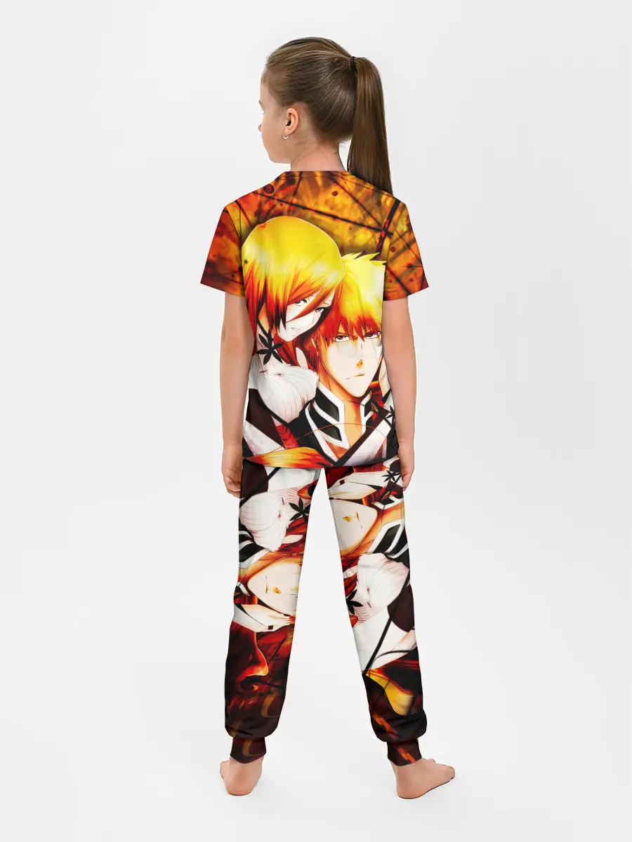 Детская пижама с брюками / Ичиго Куросаки и Орихиме Иноуэ