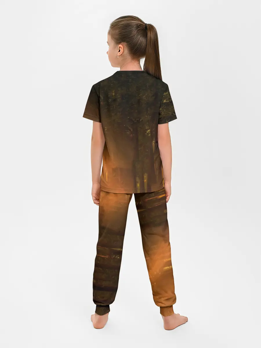 Детская пижама с брюками / Марси в лесу