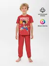 Детская пижама с брюками / Monkey D. Luffy на красном