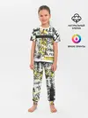 Детская пижама с брюками / LIL PEEP Vintage Graffiti Wall