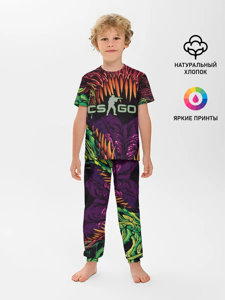 Детская пижама с брюками / CS GO Huper beast