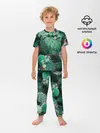 Детская пижама с брюками / кактусы с цветами реализм