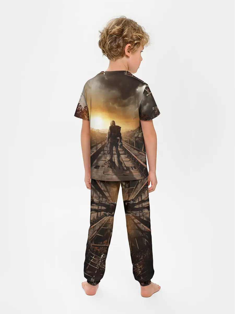 Детская пижама с брюками / Metro 2033 постапокалипсис