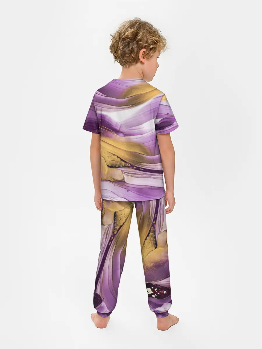 Детская пижама с брюками / Наслоение красок