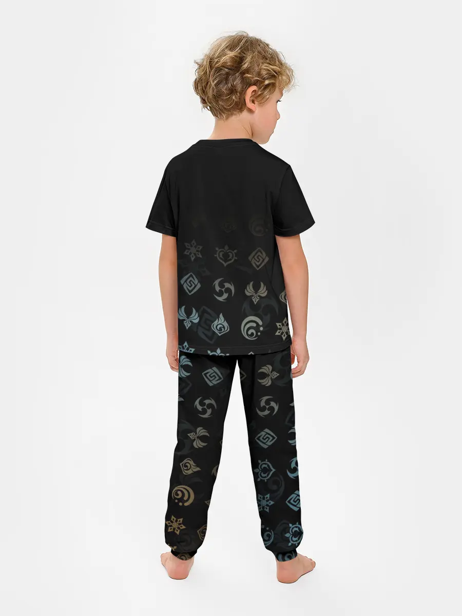 Детская пижама с брюками / Тарталья, Genshin Impact