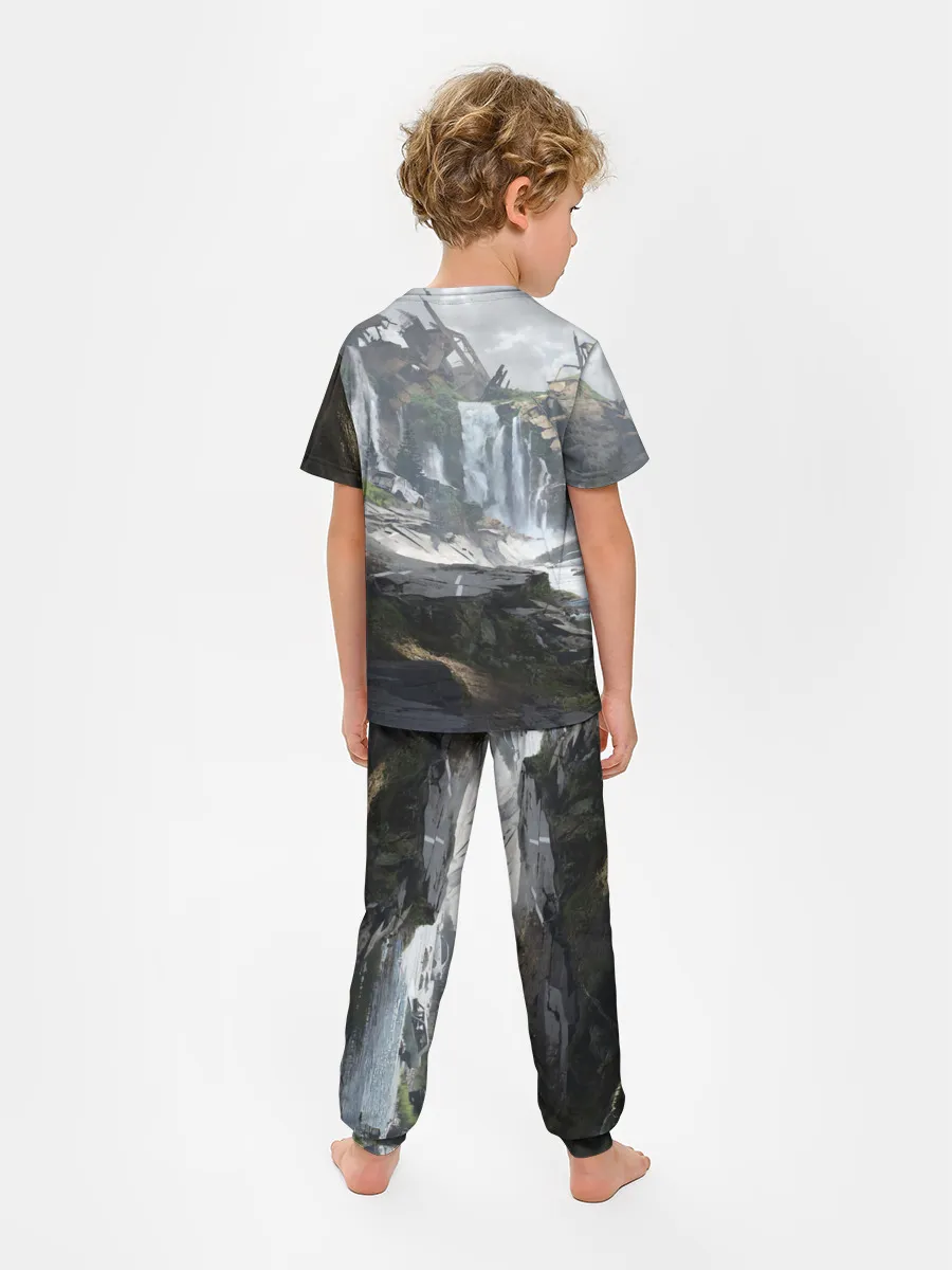 Детская пижама с брюками / Элли и Дина