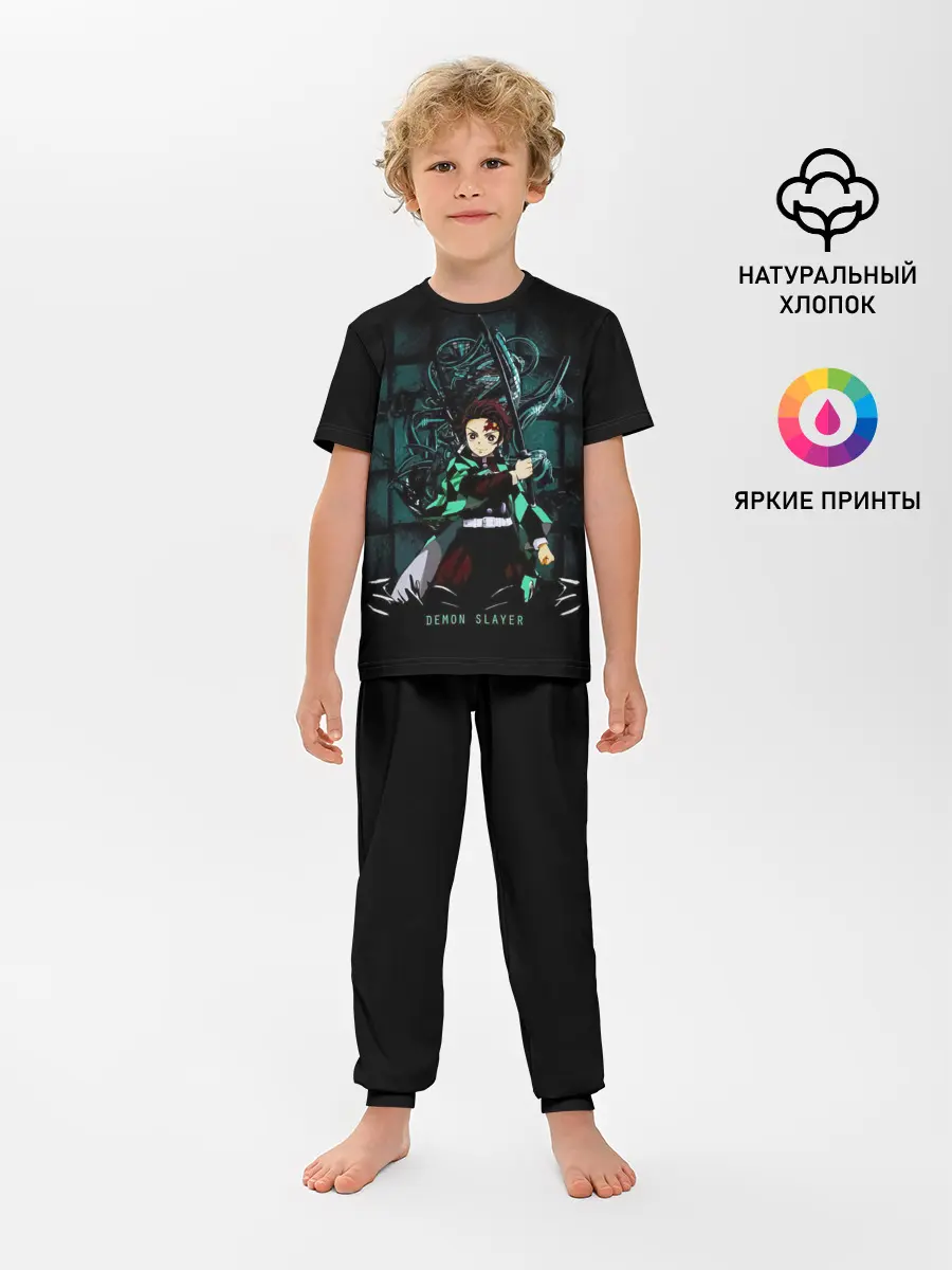 Детская пижама с брюками / Demon Slayer: Kimetsu no Yaiba