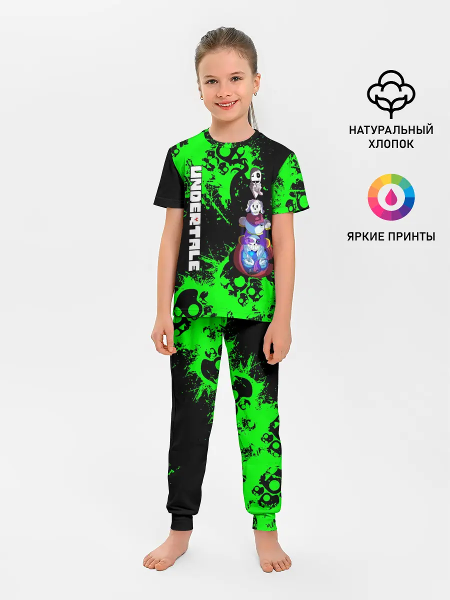 Детская пижама с брюками / Undertale | Sans