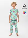 Детская пижама с брюками / Путешествие хиппи