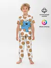 Детская пижама с брюками / Cookie monster