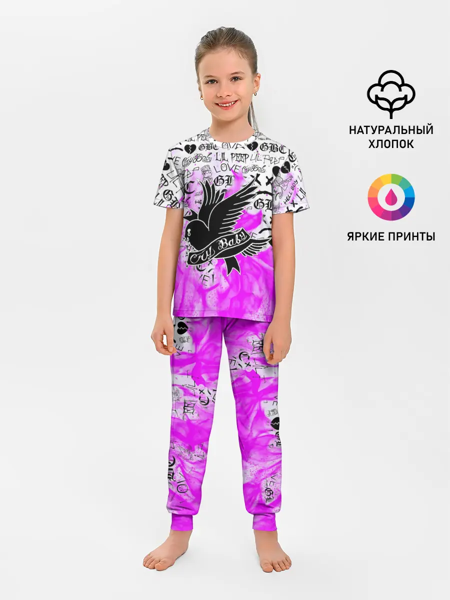Детская пижама с брюками / CRY BABY LIL PEEP