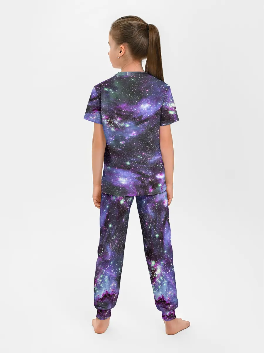 Детская пижама с брюками / Sky nebula