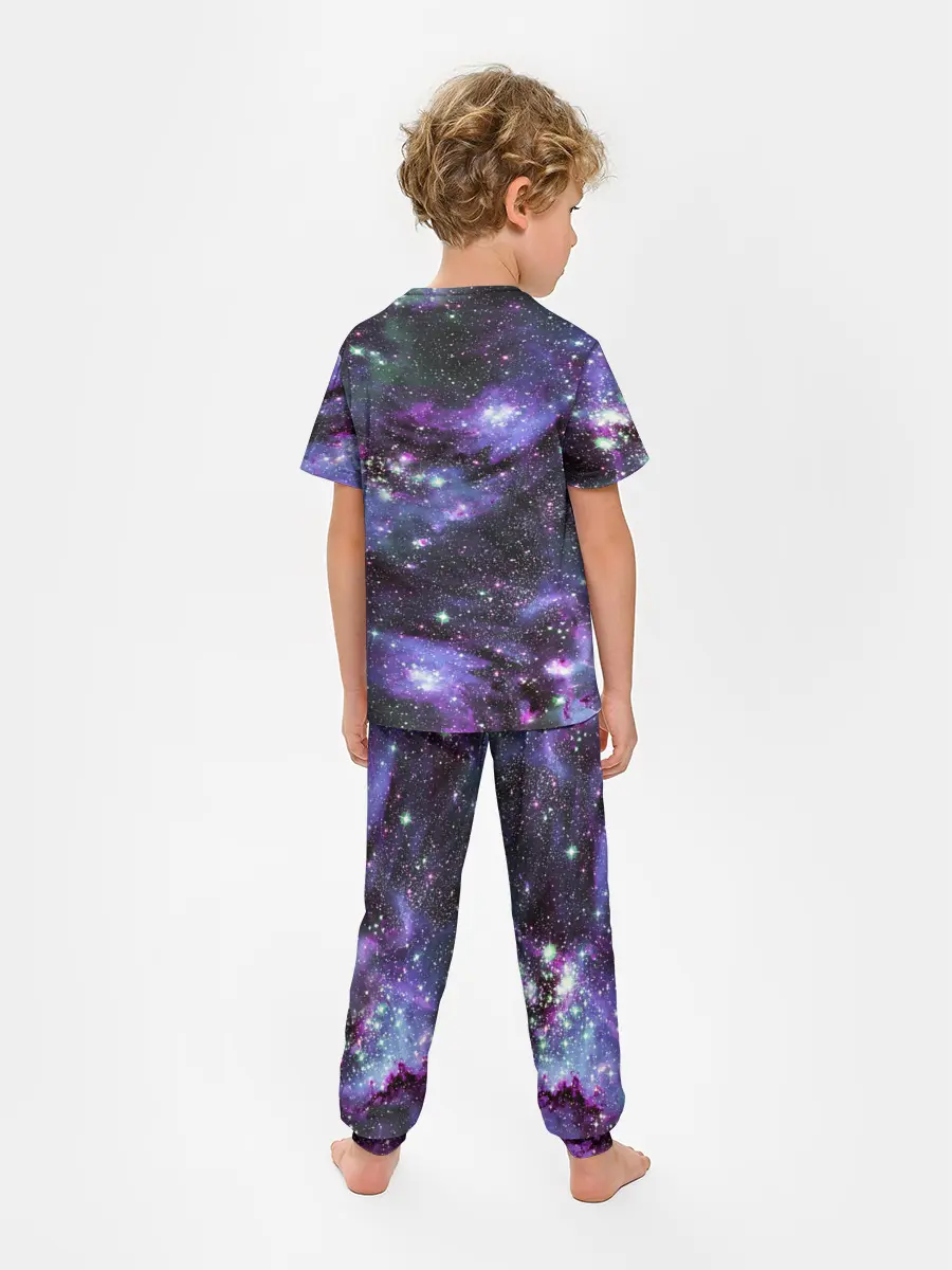 Детская пижама с брюками / Sky nebula