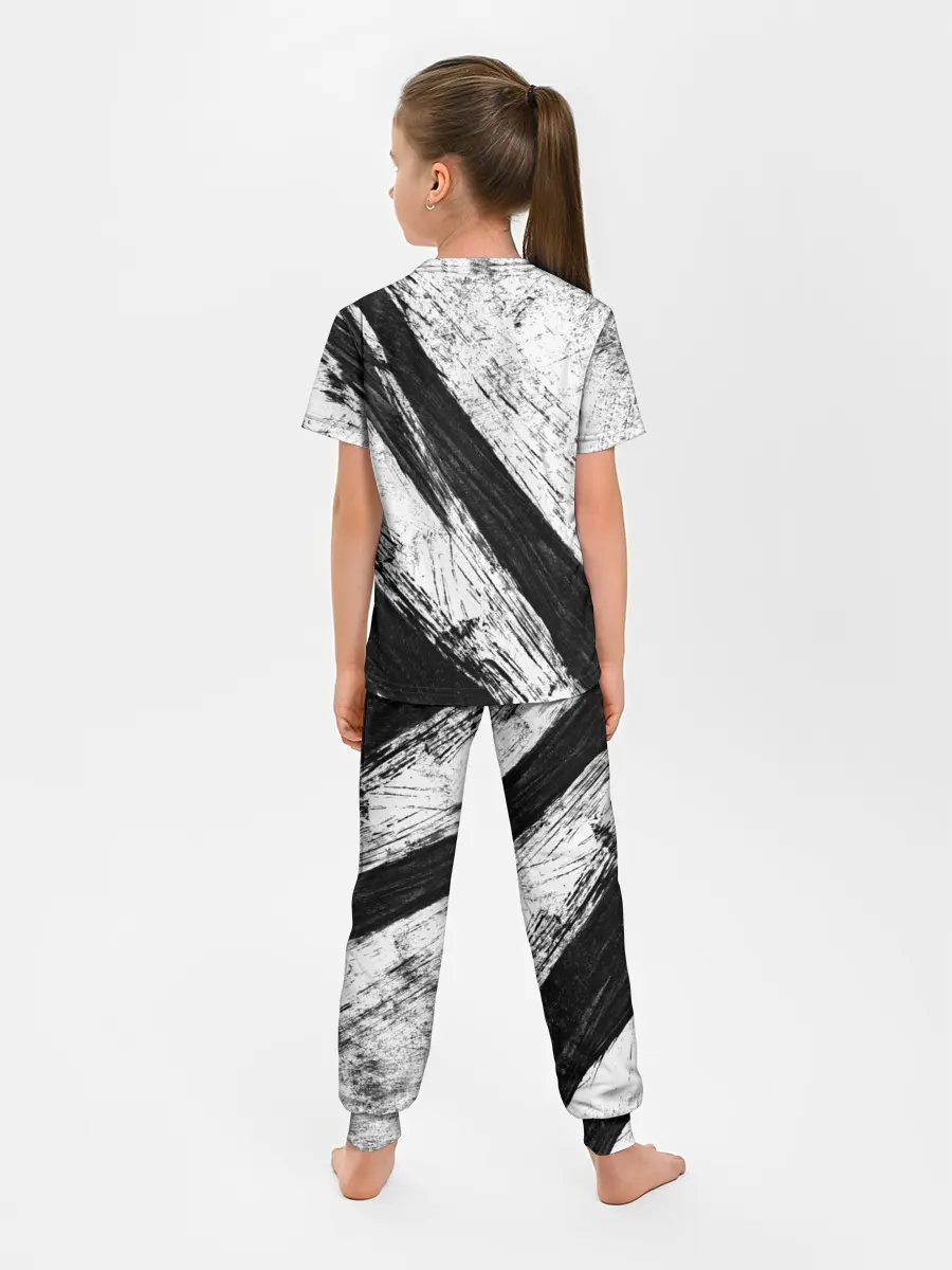Детская пижама с брюками / просто краски