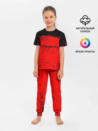 Детская пижама с брюками / КРАСНЫЙ ГРАНЖ | RED GRUNGE