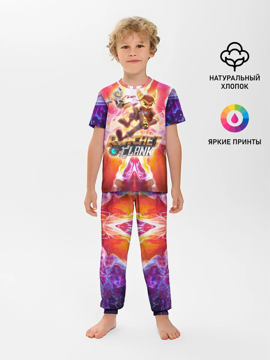 Детская пижама с брюками / Рэтчет и Кланr игра