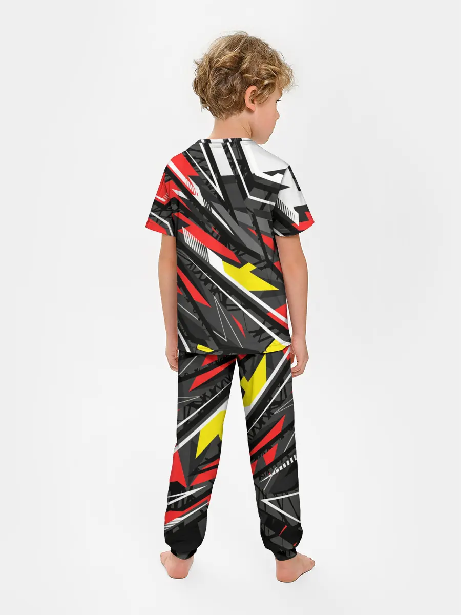 Детская пижама с брюками / Фон. Абстракция.