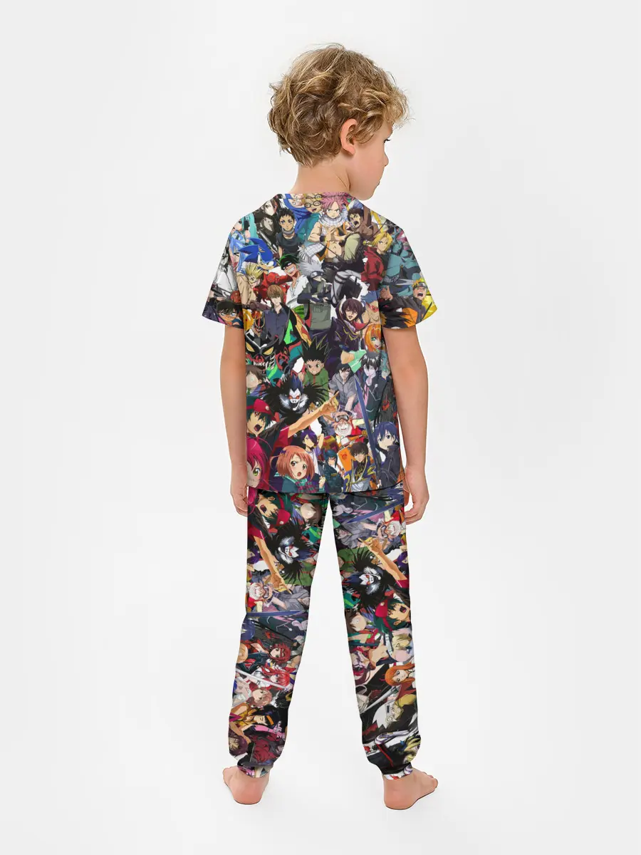 Детская пижама с брюками / ACTION ANIME CHARACTERS!
