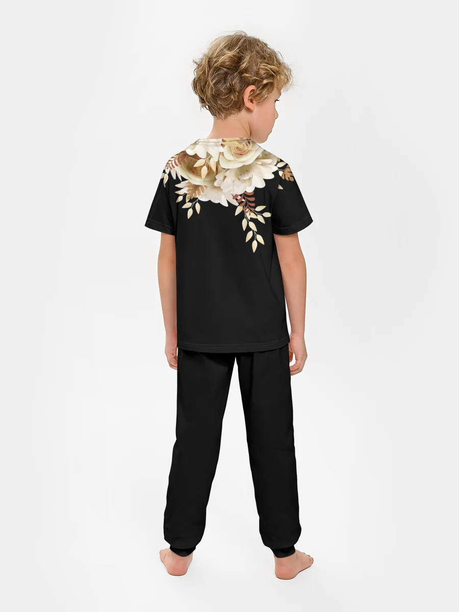Детская пижама с брюками / Золотые Цветы