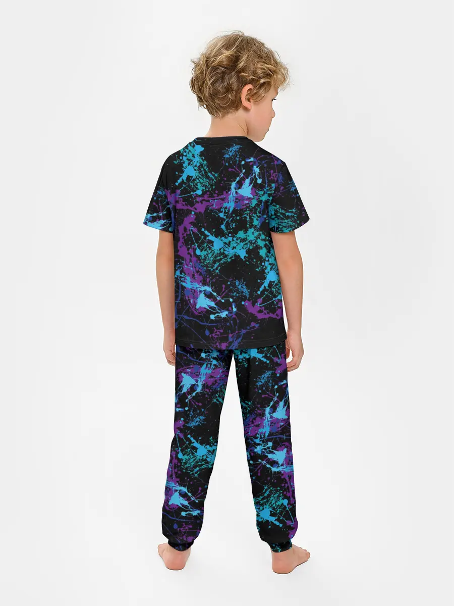 Детская пижама с брюками / Брызги