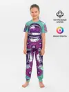 Детская пижама с брюками / Цветочный Астронавт