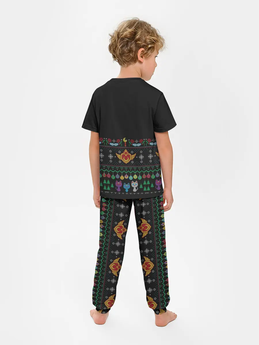 Детская пижама с брюками / Sailor Moon Вязаный