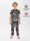 Детская пижама с брюками / ЛОГОТИПЫ РОК ГРУПП | ROCK