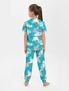 Детская пижама с брюками / Киты и корабль
