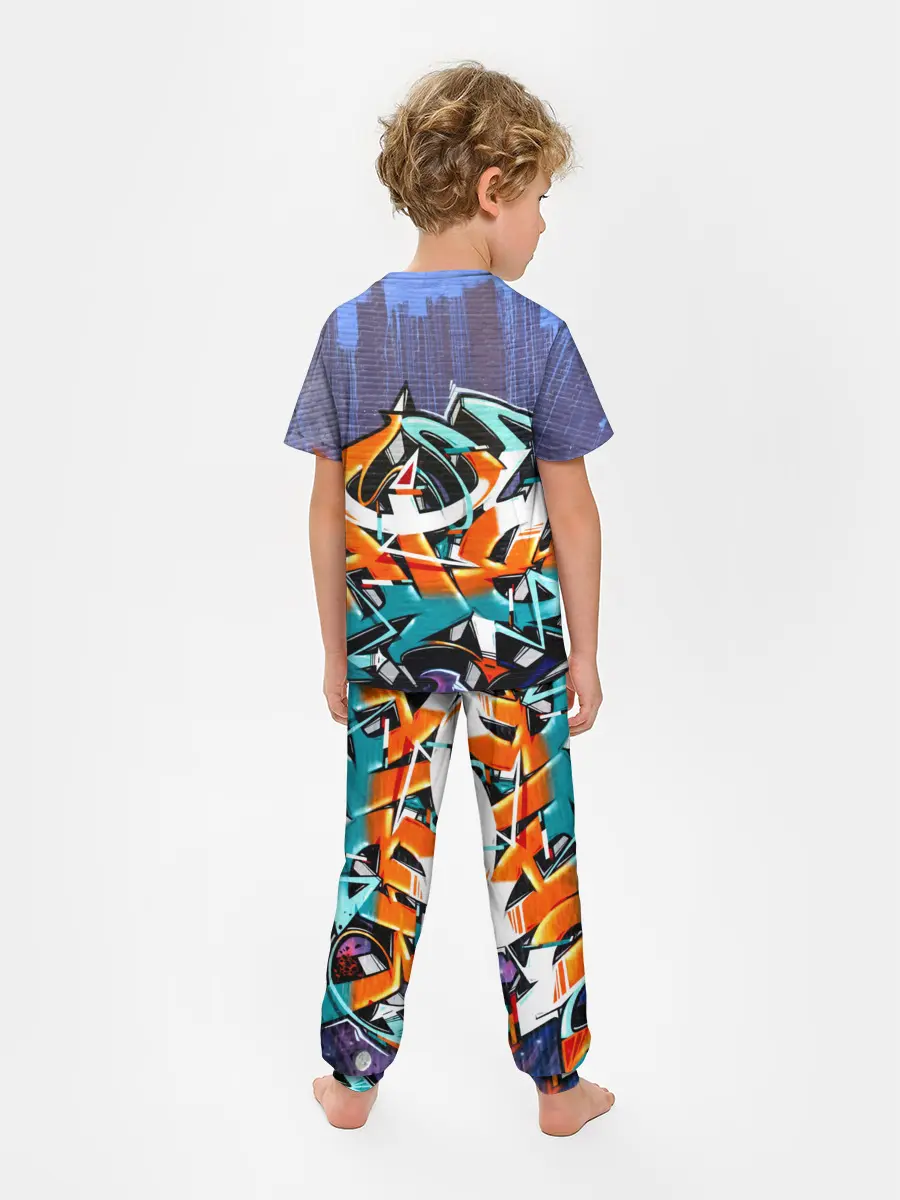 Детская пижама с брюками / Уличный художник