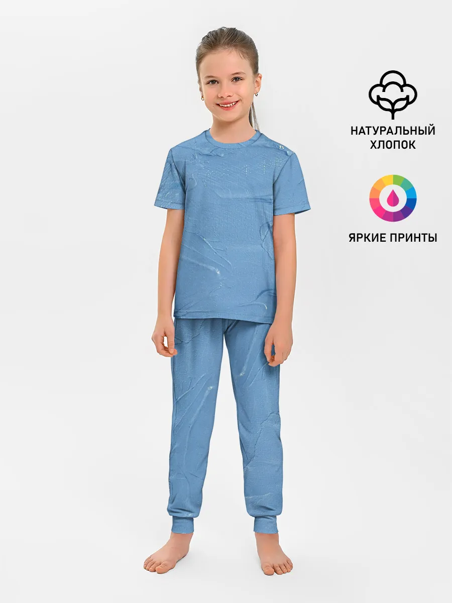 Детская пижама с брюками / Свежая краска