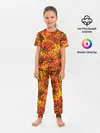 Детская пижама с брюками / ЦВЕТОЧНЫЙ ОРНАМЕНТ